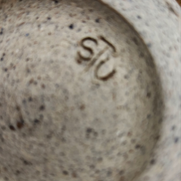 Studio Art Pottery Wheel Thrown Yellow Brown (2) Bowls. Signed. - Picture 7 of 7